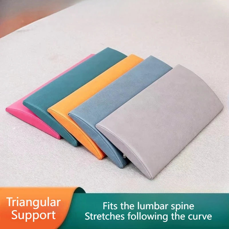 coussin lombaire support taille imperméable mousse mémoire forme amovible lavable moderne rose bleu orange