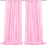 rideau uni rose clair moderne translucide 10ft 300cm 5ft 150cm mariage anniversaire