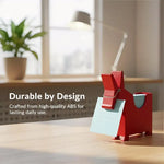 support stylos porte papier cheval blanc rose rouge moderne minimaliste clips