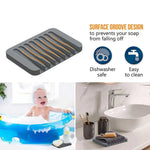 support savon auto drainant vert rose orange gris blanc surface grooved moderne rapide sec