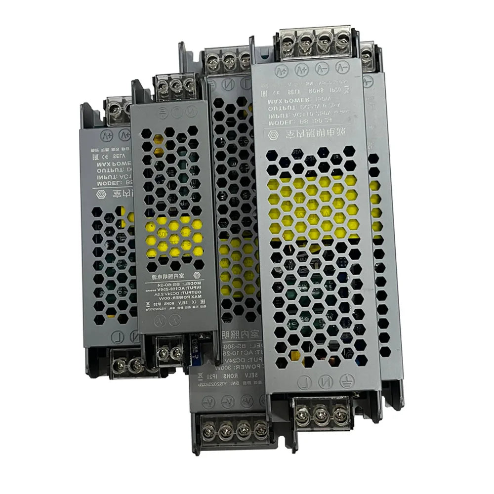 transformateur électrique 110v 220v dc12v 24v 48v 100w 12w 200w 24w 300w led alimentation