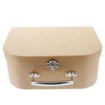 Boîte de rangement décorative en carton kaki style valise vintage