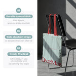 sac main bleu clair rouge imprimé moderne poignées tissu keep your look as beautiful