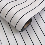 papier peint auto adhésif moderne rayures verticales beige clair enfant chambre cuisine résistant eau