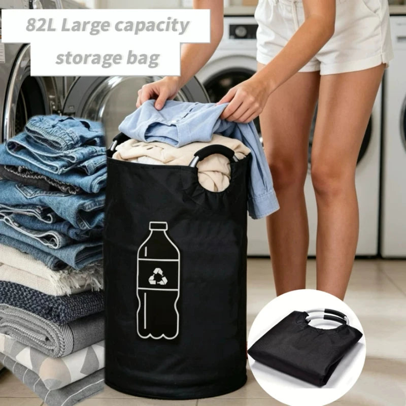 sac rangement recyclage bouteilles plastique symbol recyclage utilisation multiple pliable tissu oxford poignées aluminium