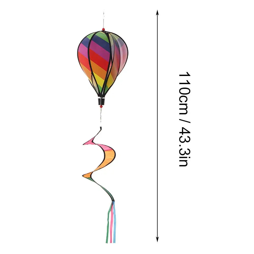 ballon air chaud multicolore rayures paillettes nuages clips décoratif moderne six motifs