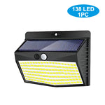 lumière solaire led 176 diodes capteur mouvement moderne jardin sécurité