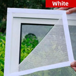 filet fenêtre anti insectes adhésif blanc semi transparent moderne protection maison été 1.3x1.5m