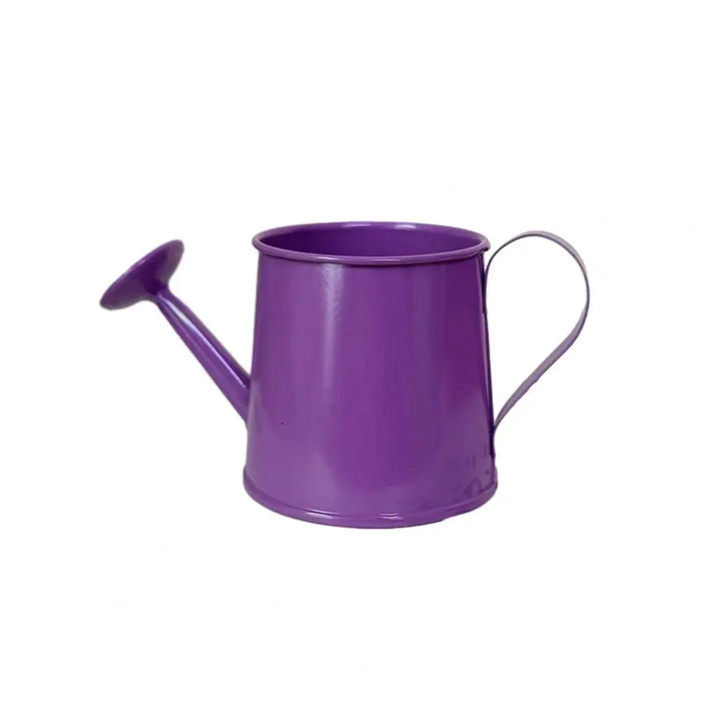 arrosoir moderne poignée perforations bleu rose violet vert blanc