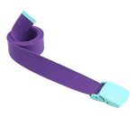 ceintures enfant toile rouge violet bleu clair jaune rose blanc beige