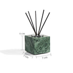 ensemble salle bain marbre vert doré distributeur savon porte brosse dents plateau rangement