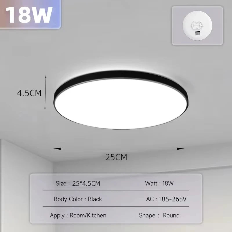 lampe moderne blanc minimaliste 18w 30w 40w opaques vis led 220v