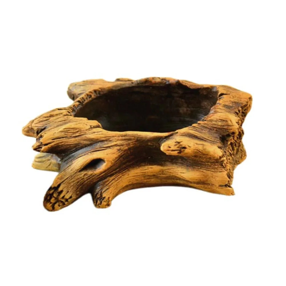 planteur bois naturel rustique grain bois opaque décoration intérieure fleur verte pastoral