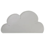 tapis silicone nuage moderne antidérapant rose bleu gris assiette cuillère bol adhésif table enfants