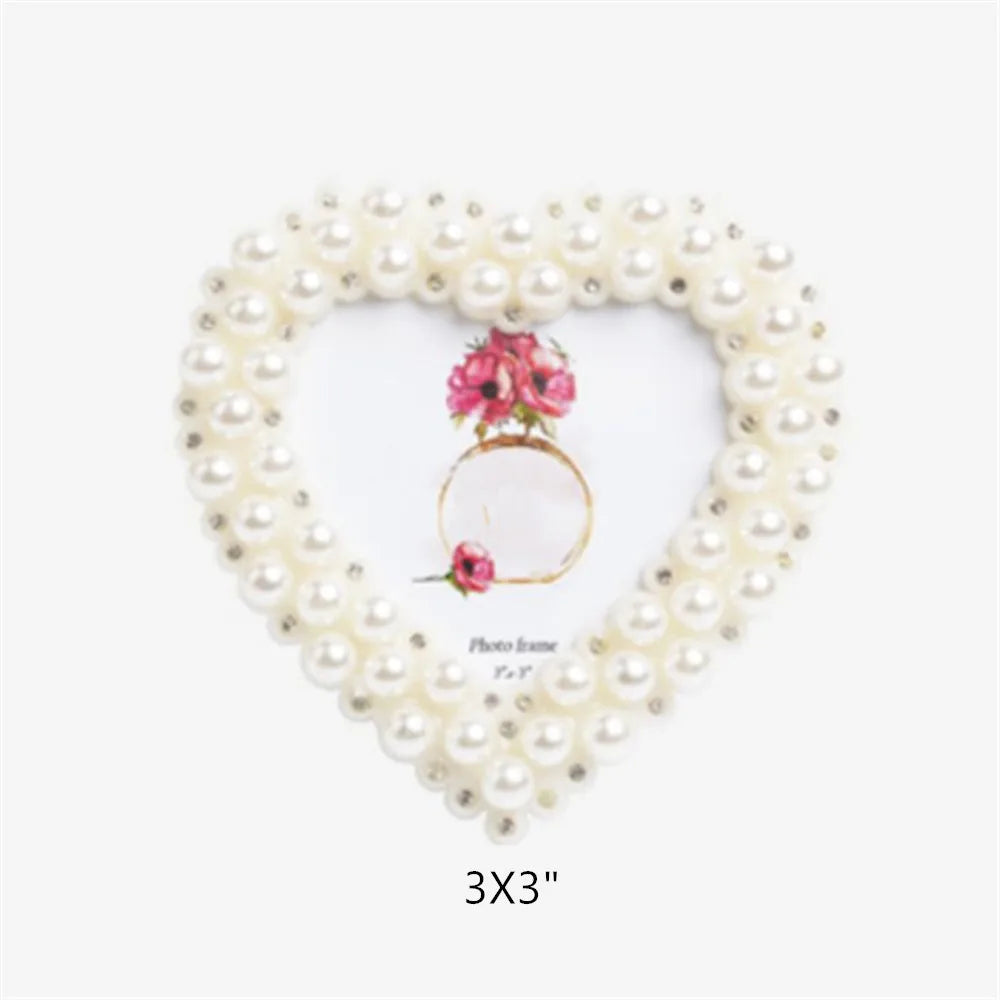 cadre photo blanc classique decoration maison anneaux fleurs 5x7 6x8