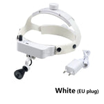lunettes travail simili cuir blanc noir ceinture ajustable moderne câble alimentation