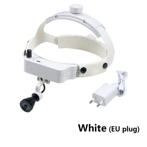 lunettes travail simili cuir blanc noir ceinture ajustable moderne câble alimentation