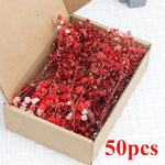fleurs séchées bouquets multicolore violet orange rouge naturel rustique décoration maison artisanat diysortie