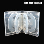 boîtes rangement disques blu ray transparentes modernes perforations respectueux environnement pratique