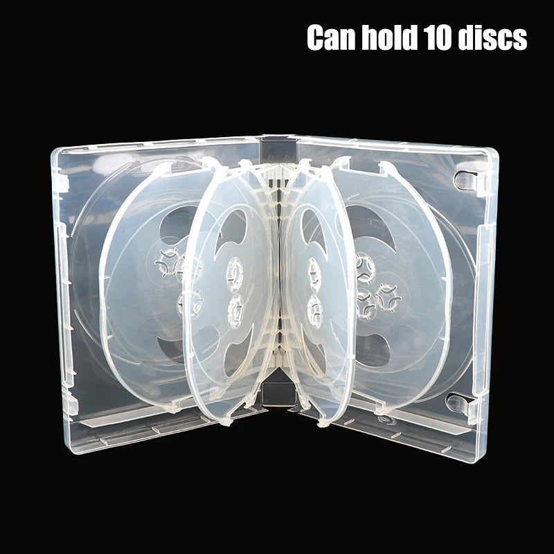 boîtes rangement disques blu ray transparentes modernes perforations respectueux environnement pratique