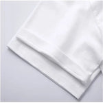 shirt noir blanc bandana rouge motifs bleus dorés coton respirant décontracté été four seasons