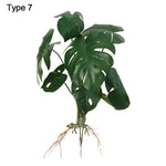 plantes artificielles arbres feuilles vertes moderne décoration extérieure ornement vertes minimalistes