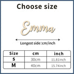 lettres bois naturel rose noir blanc gravure laser occasion fête mariage anniversaire écolier cursive