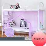 filet protection lit adulte polyester coton blanc rose bleu violet moderne clips fermeture éclair