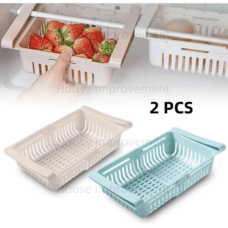 panier rangement moderne perforé beige bleu rose respectueux environnement organiser réfrigérateur congélateur transparent almacenamiento