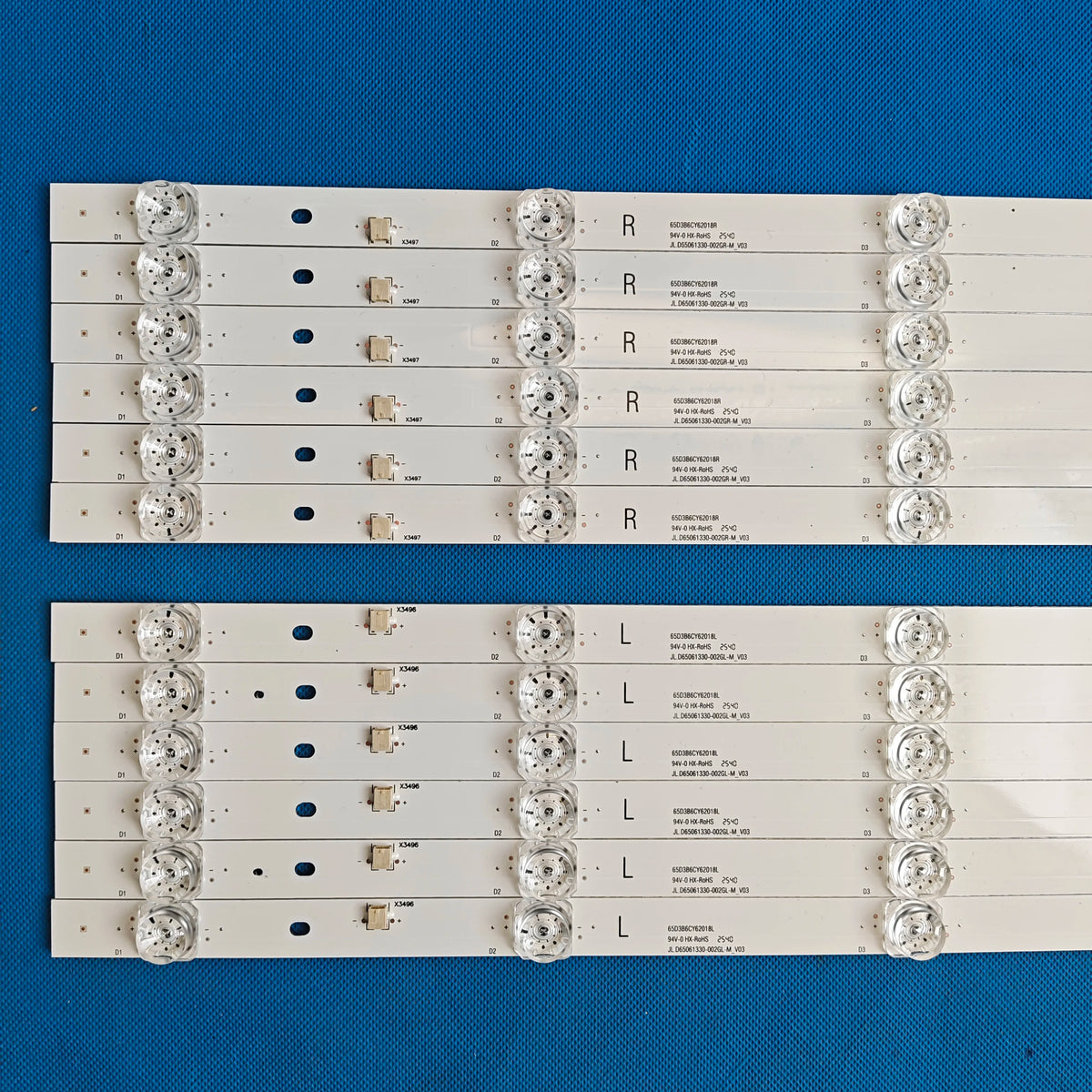 bande lumineuse led blanc ronde transparente moderne adhésif connecteurs lettres D2