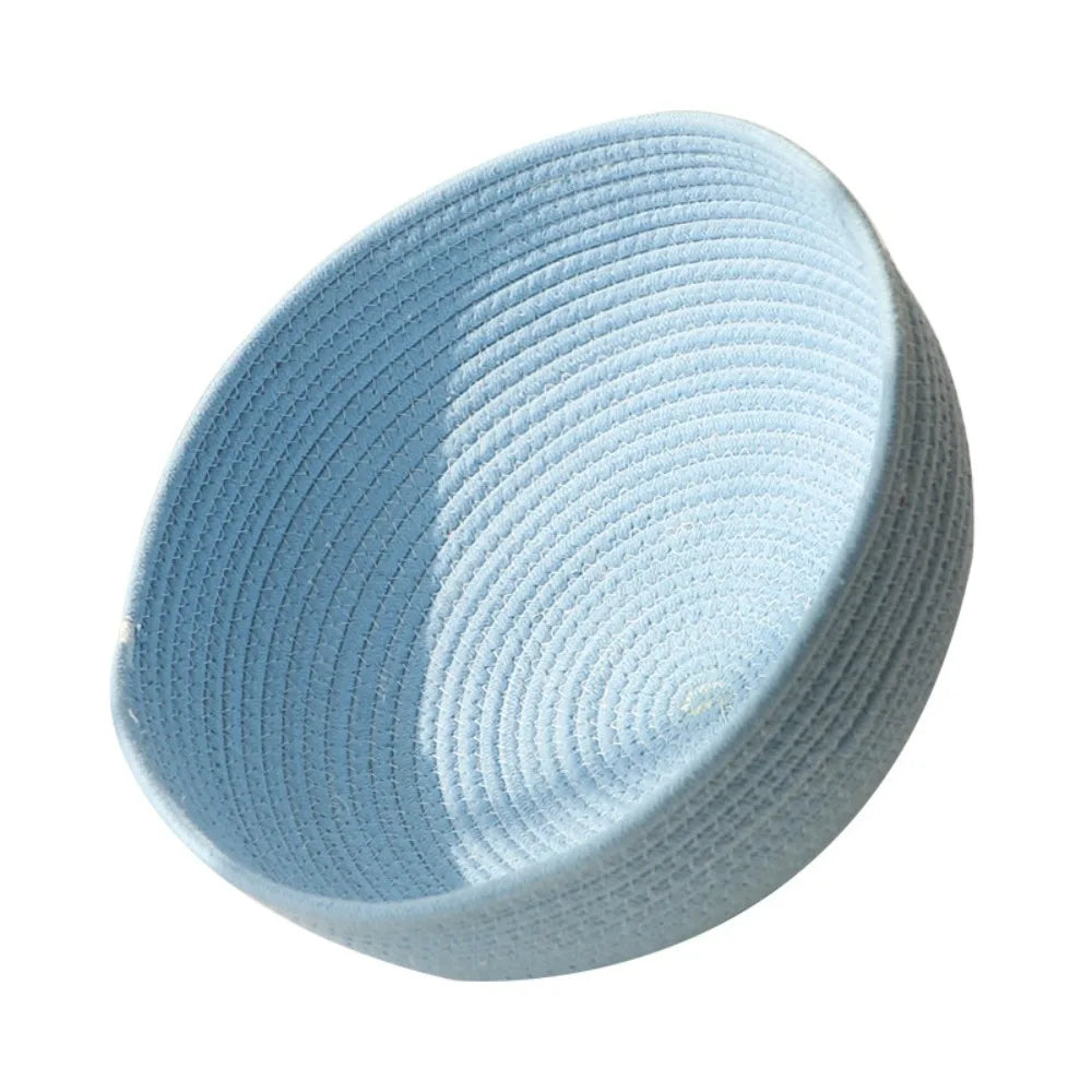 nid chat jaune vert rose violet bleu beige blanc moderne minimaliste tissu petits points