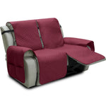 housses fauteuil inclinable gris quilté moderne élastique ajustable poche rangement lavage machine salon