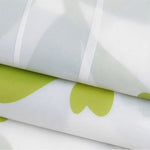 rideau douche moderne motifs floraux couleurs variées opaques anneaux métalliques 150cm 180cm