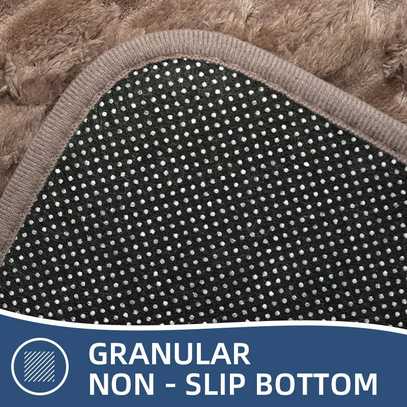 tapis bain moderne rose pâle texture boules respectueux environnement salle bain lavable machine séchage