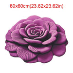 tapis fleur rose relief moderne polypropylène maison chambre rouges bleus verts violets noirs blancs