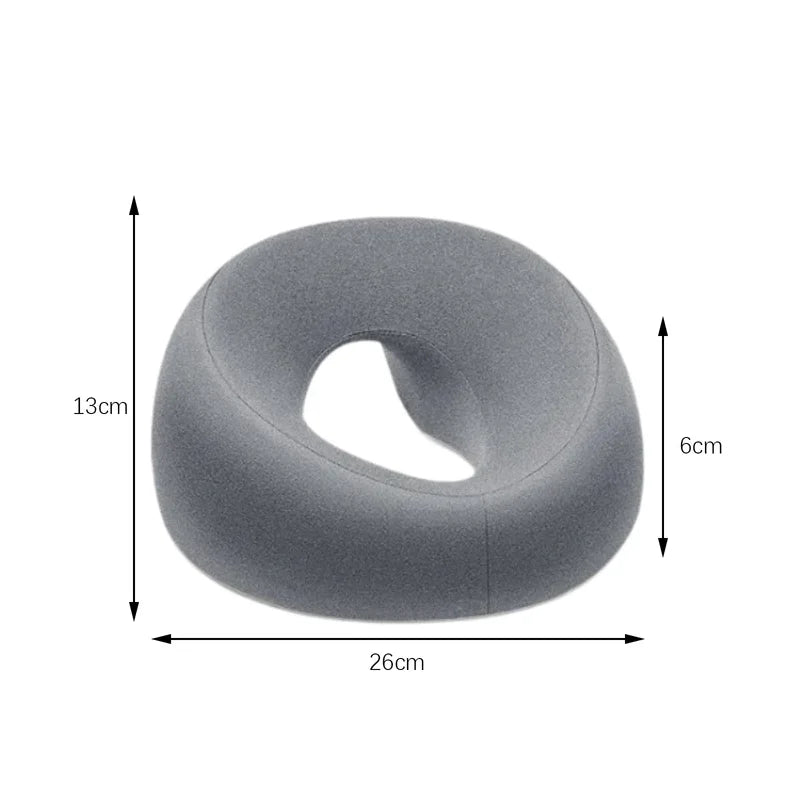 oreiller ergonomique mousse mémoire forme coussin cervical massage lit repos confort texture douce gris