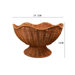 paniers rangement marron clair tissage traditionnel utilisation multiple classique
