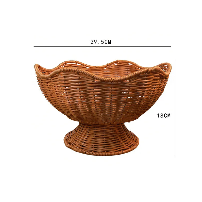 paniers rangement marron clair tissage traditionnel utilisation multiple classique