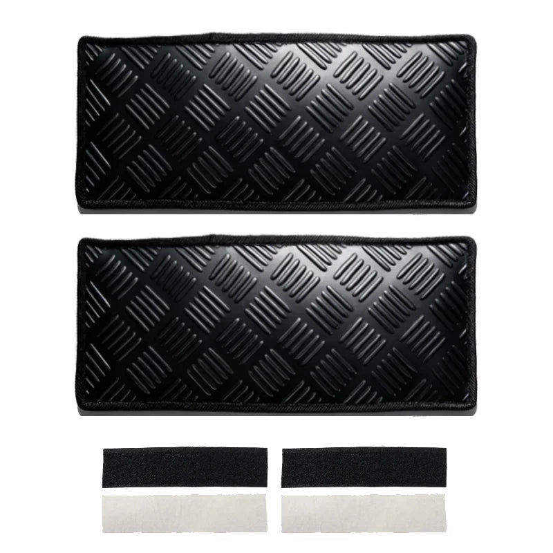 tapis sol voiture moderne texture diamantée noir adhésif antidérapant durable entrée camping car
