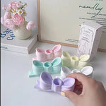 bougies moderne violet rose jaune vert rubans clips mariage décoration créative maison