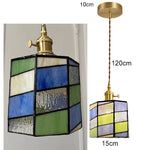 lampe murale vintage tiffany abat jour papillon vert jaune blanc doré