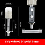 lampe led rouge verte jaune adhésive buzzer flashing 12v 24v transparente moderne