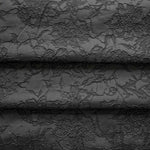 tissu brocart polyester floral relief opaque élégant vintage couture décoration robe sac 144cm