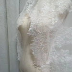 voile mariée dentelle fine fleurs classique blanc monocouche cathédrale erotique bord dentelle