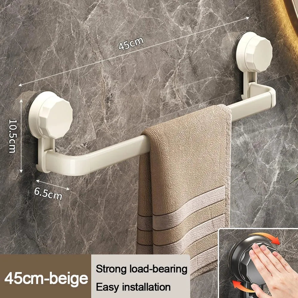 porte serviettes mural gris moderne ventouse sans perçage texture mat serviettes largeur 35cm 45cm