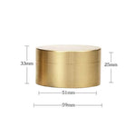 boîte thé dorée moderne boîte thé scellée étanche rangement capsules thé noir