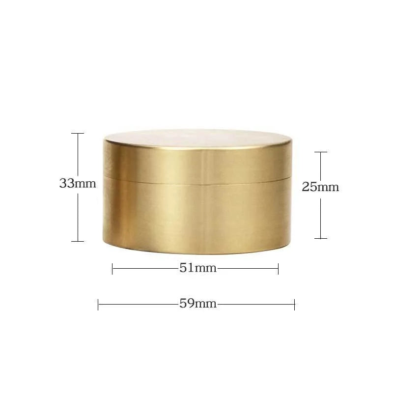 boîte thé dorée moderne boîte thé scellée étanche rangement capsules thé noir