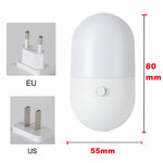 veilleuse led moderne blanc petite taille facile économie d’énergie lumière douce prise eu us