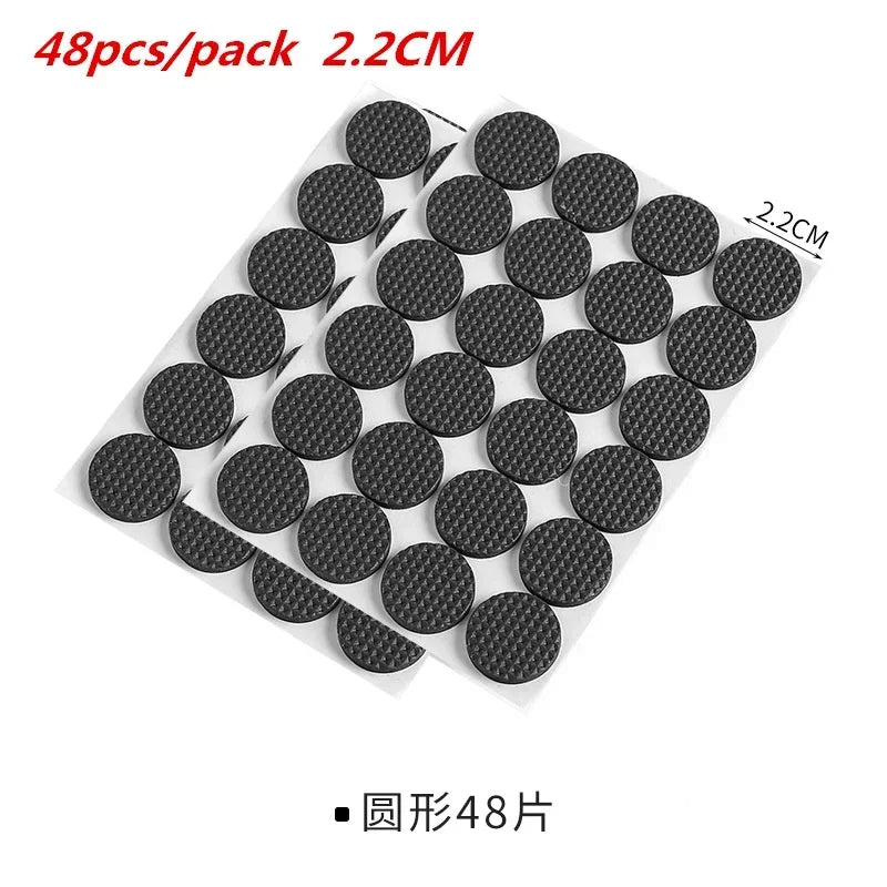 protector meuble adhésif noir anti dérapant micro perforé pratique table chaise protection rond carré