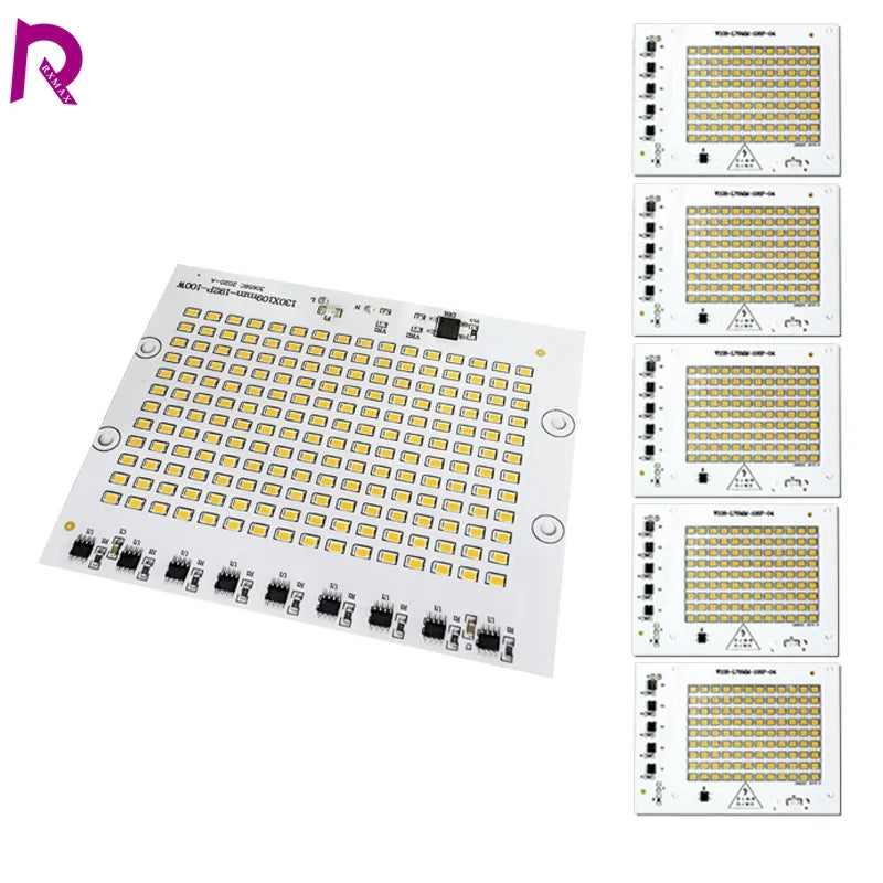 ampoule led 10w 20w 30w 50w 100w smd2835 blanc chaud froid éclairage exterieur projecteur